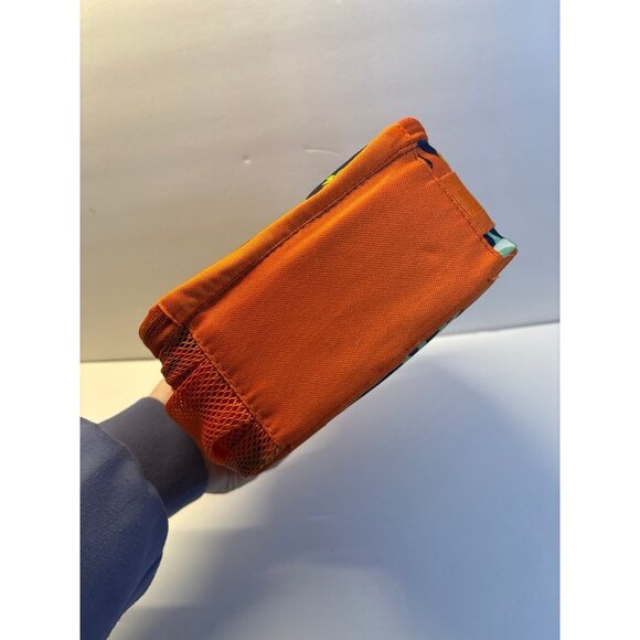 Pottery‎ Barn Dinosaur lunch box (navy & orange) - Picture 2 of 9